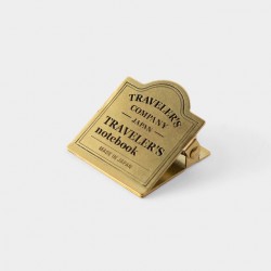 TRAVELER’S notebook Refill - Brass Clip TRC Logo 030
