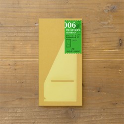 TRAVELER’S notebook Refill - Pocket sticker L 006
