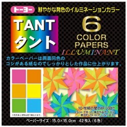 TANT 6 color papers Illuminant 150mm