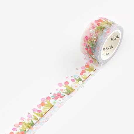 Masking Tape BGM - Tulipes -