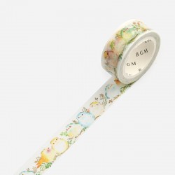 Masking Tape BGM - Mésange à longue queue -