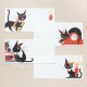 Bloc notes Kuroneko Design Robin-chan A