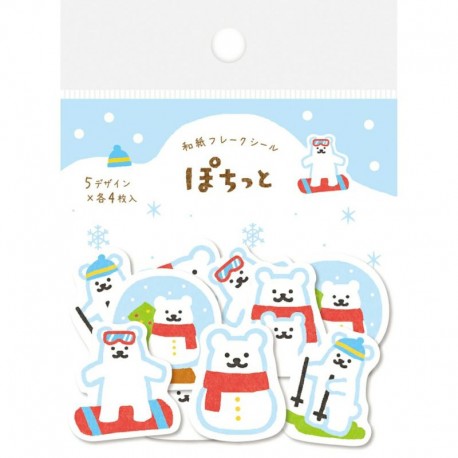 Sticker Pochitto - Hiver -