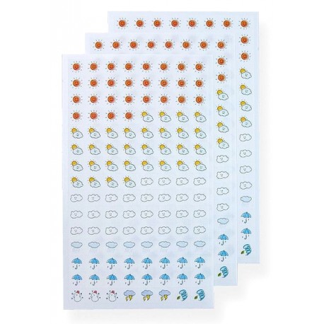Diary Masking Seal - Meteo / Weather -