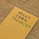 TRAVELER’S Kraft envelope Orange 120 x 80 mm