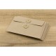 TRAVELER’S Kraft envelope Brown 115 x 170 mm