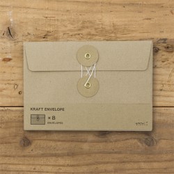 TRAVELER’S Kraft envelope Brown 115 x 170 mm
