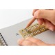 TRAVELER'S Brass Template Bookmark - Alphabet -