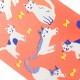 Carte postale impression risographie - Chats -