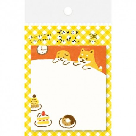 Notes autocollantes - Shiba x Dessert -