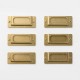 TRAVELER'S Brass Label Plate