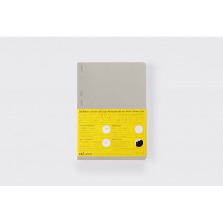 2023 Limited Edition 365 Days Notebook Grid A5 Fog Grey