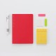 2023 Limited Edition 365 Days Notebook Grid A5 Berry Red