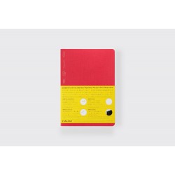 2023 Limited Edition 365 Days Notebook Grid A5 Berry Red