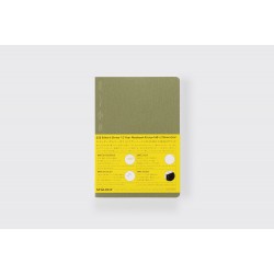 2023 Limited Edition 1/2 Year Notebook Grid A5 Olive Green