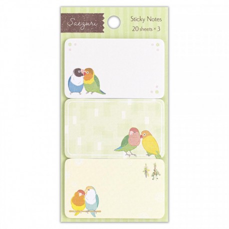 Notes adhésives Saezuri Oiseaux