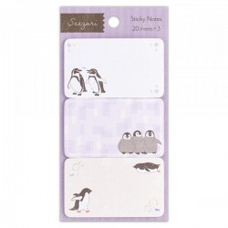 Notes adhésives Saezuri Pingouins