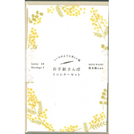 Mini letter set - Mimosa -