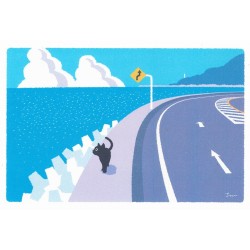 Carte postale - Tabineko Bord de mer -