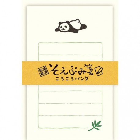 Mini letter set - Panda -