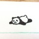 Mini letter set - Panda -