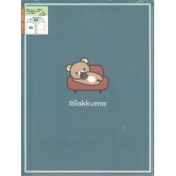 Pochette plastique double A4 - Rilakkuma -