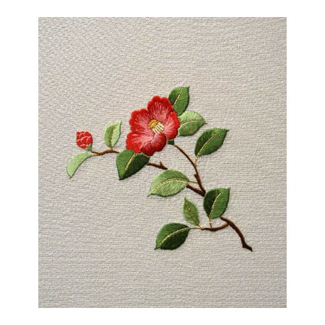 Kit Broderie japonaise, Fleurs de Kyoto , Librairie Junku