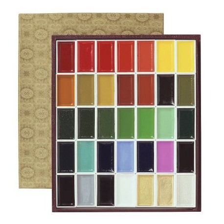 Coffret de 35 Aquarelles Gansai