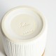 Pot de conservation en porcelaine Minô - Blanc -