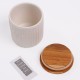 Pot de conservation en porcelaine Minô - Blanc -