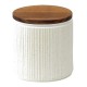 Pot de conservation en porcelaine Minô - Blanc -