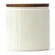 Pot de conservation en porcelaine Minô - Blanc -