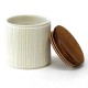 Pot de conservation en porcelaine Minô - Blanc -