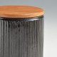 Pot de conservation en porcelaine Minô - Noir -