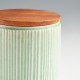 Pot de conservation en porcelaine Minô - Vert -