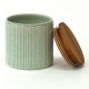 Pot de conservation en porcelaine Minô - Vert -