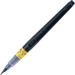Fude Pen no.24 (Gokuboso) - Black