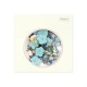 Decoration sticker - Fleur Bleu-