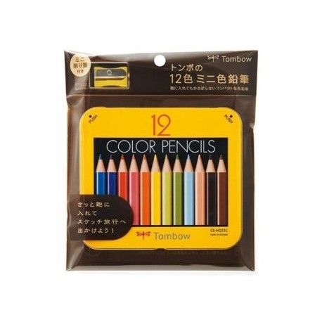 Boîte de 12 crayons de couleur avec un taille crayon